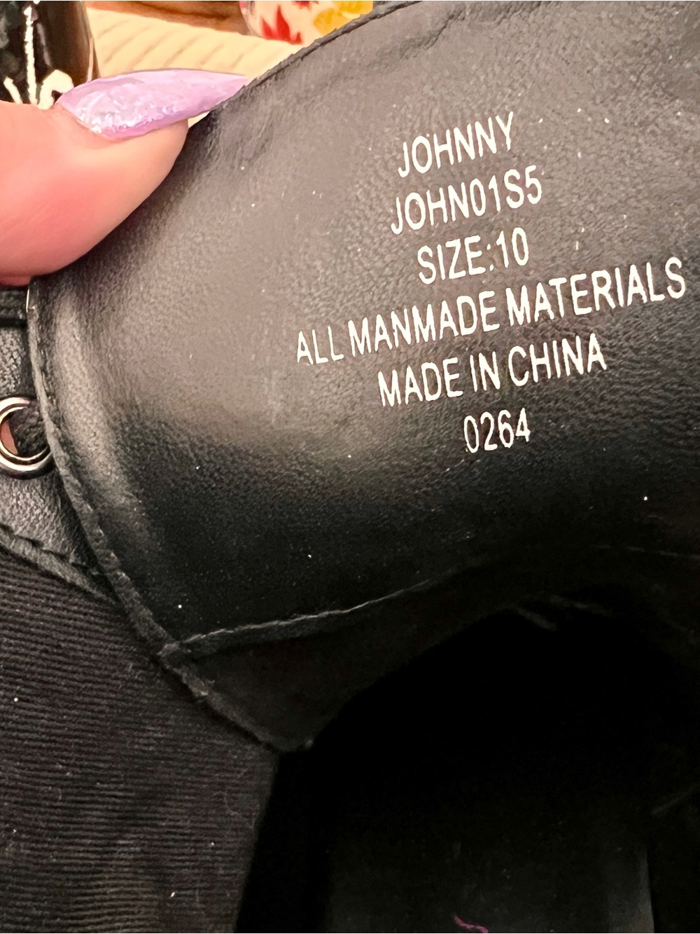 Betsey Johnson Black Spider Print Combat Boots Size 10 New! - Picture 8 of 10